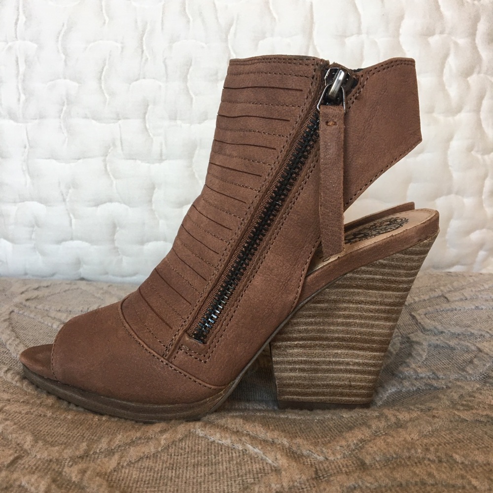 Vince Camuto Peep Toe Booties